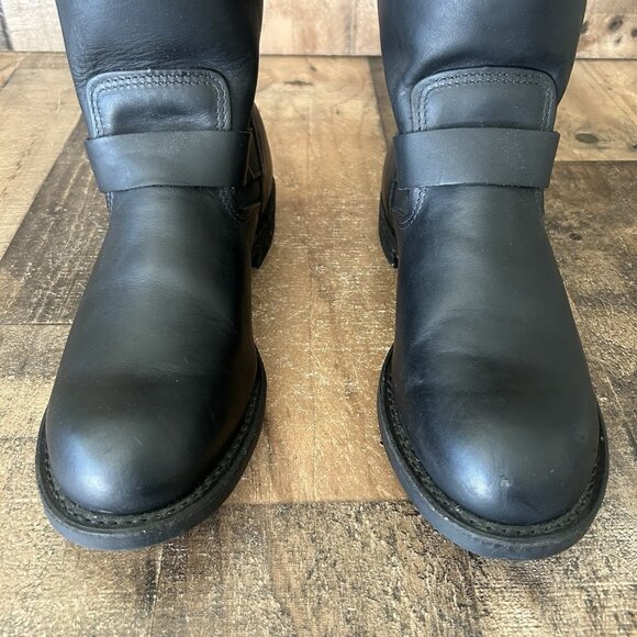 Red Wing X Indian Motorcycle 4312 Black Soft Toe Engineer Boots Mens 11 D - Picture 12 of 12